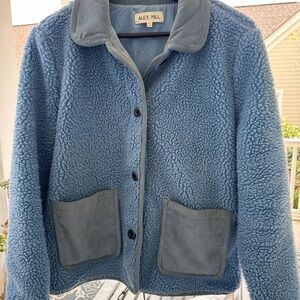Alex Mill Sky Blue Teddy Jacket